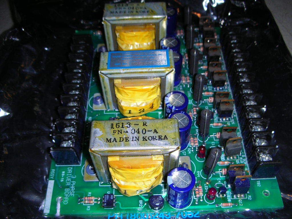 RAPID POWER TECHNOLOGIES DYNAPOWER A9-023 D01838 3-PHASE DRIVER BOARD NOS!!