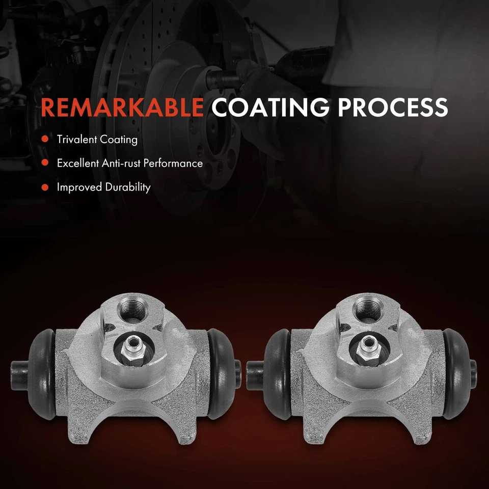 2x Cilindro de rueda de freno lateral trasero para Chevrolet Camaro 1984-1992 Pontiac Firebird Foto 4 de 4