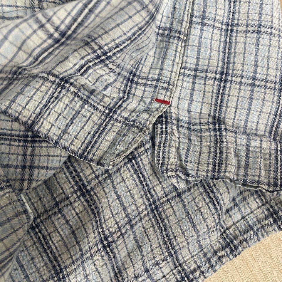 Orvis Trout Bum Mens Large Vented Fishing Shirt Long Sleeve Button Up