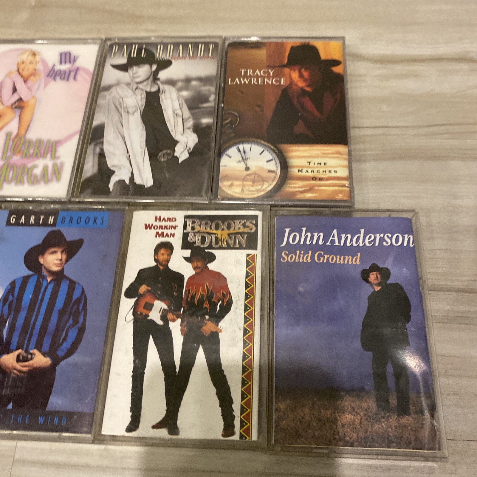 Country 7 Cassette Lot Tracy Lawrence Garth Brooks Lorrie Morgan Faith Hill Dunn thumbnail 3