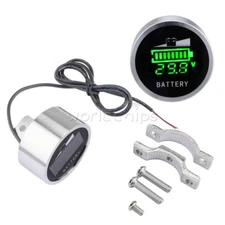 DC6-120V Lead Acid Battery Indicator Li-ion Battery Capacity Digital LED Tester