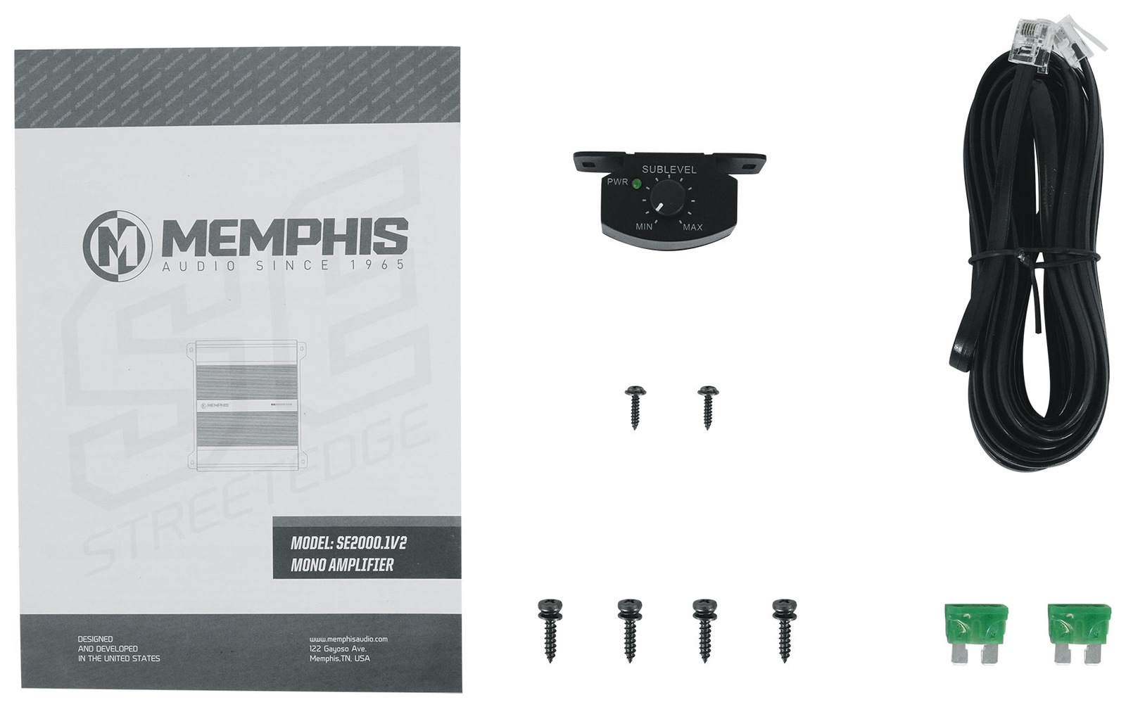 Автомобильный стереомонооусилитель Memphis Audio SE20001V2 мощностью 570 Вт RMS 1 Ом Комплект усилителей