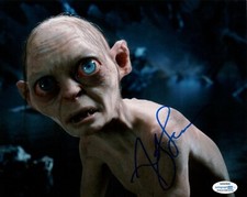 Andy Serkis Lord of the Rings Autographed Signed 8x10 Photo ACOA