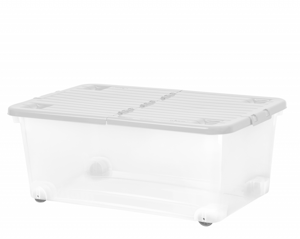 PLASTIC STORAGE BOXES HEAVY DUTY WHAM CONTAINERS STRONG STACKABLE