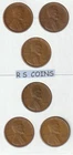LINCOLN WHEAT PENNY 17 COIN SET - 1934 to 1939 PDS  ALL 3 MINTS   ALL  FINES