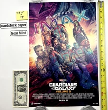 Guardians of the Galaxy Vol 3 IMAX 11.875" X 18" Poster Regal 2023