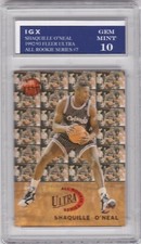 SHAQUILLE O'NEAL ROOKIE CARD Shaq 1992 FLEER ULTRA $$ RC Basketball GEM MINT 10!