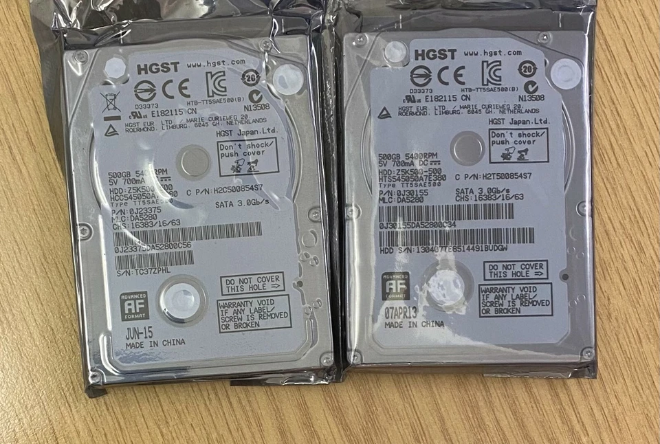 New HGST 500GB 2.5" Laptop SATA Hard drive PS3 PS4 HDD 5400rpm - Image 3 of 3