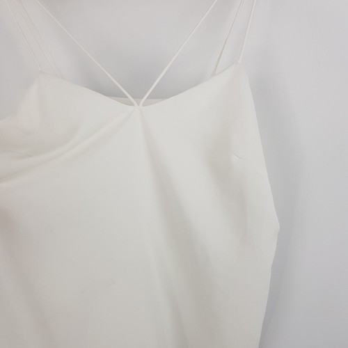 Supre Womens Size 12 White Spaghetti Strap Singlet V Neck Straps - Picture 5 of 14