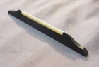 VINTAGE EBONY MANDOLIN BRIDGE with GALALITH SADDLE