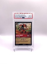 Disney s Lorcana D23 Expo Brave Little Tailor Mickey Mouse 1 autographed PSA 9