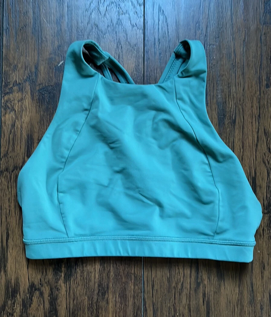 Lululemon Green Strappy Back Sports Bra