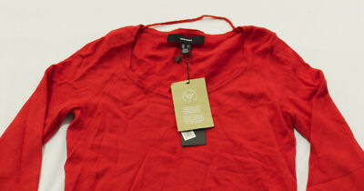 Vero Moda Women's Long Sleeve Crew-Neck Pullover Sweater JL3 Red Small NWT