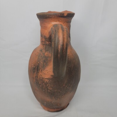 Antique Red Clay Pitcher Handmade Old Pottery | eBay