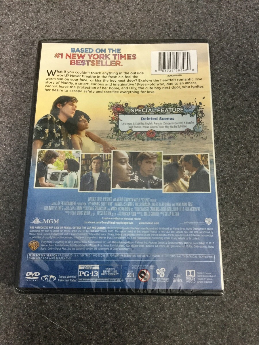 mot！！！ Everything, Everything (DVD, 2017) 883929588480| eBay