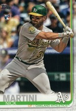 #618 Nick Martini Rookie Oakland Athletics 2019 Topps Series 2 Baseball Card GAZ
