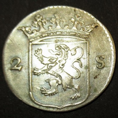COA Silver 1787 Colonial Old Dutch Colonial New York Dime Utrecht Mint Lion Dime