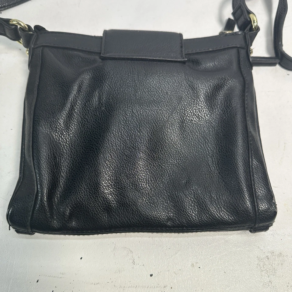 Merina Crossbody Handbag Women S Black Faux Leather Organizer Purse Shoulder Bag - Image 4 of 4