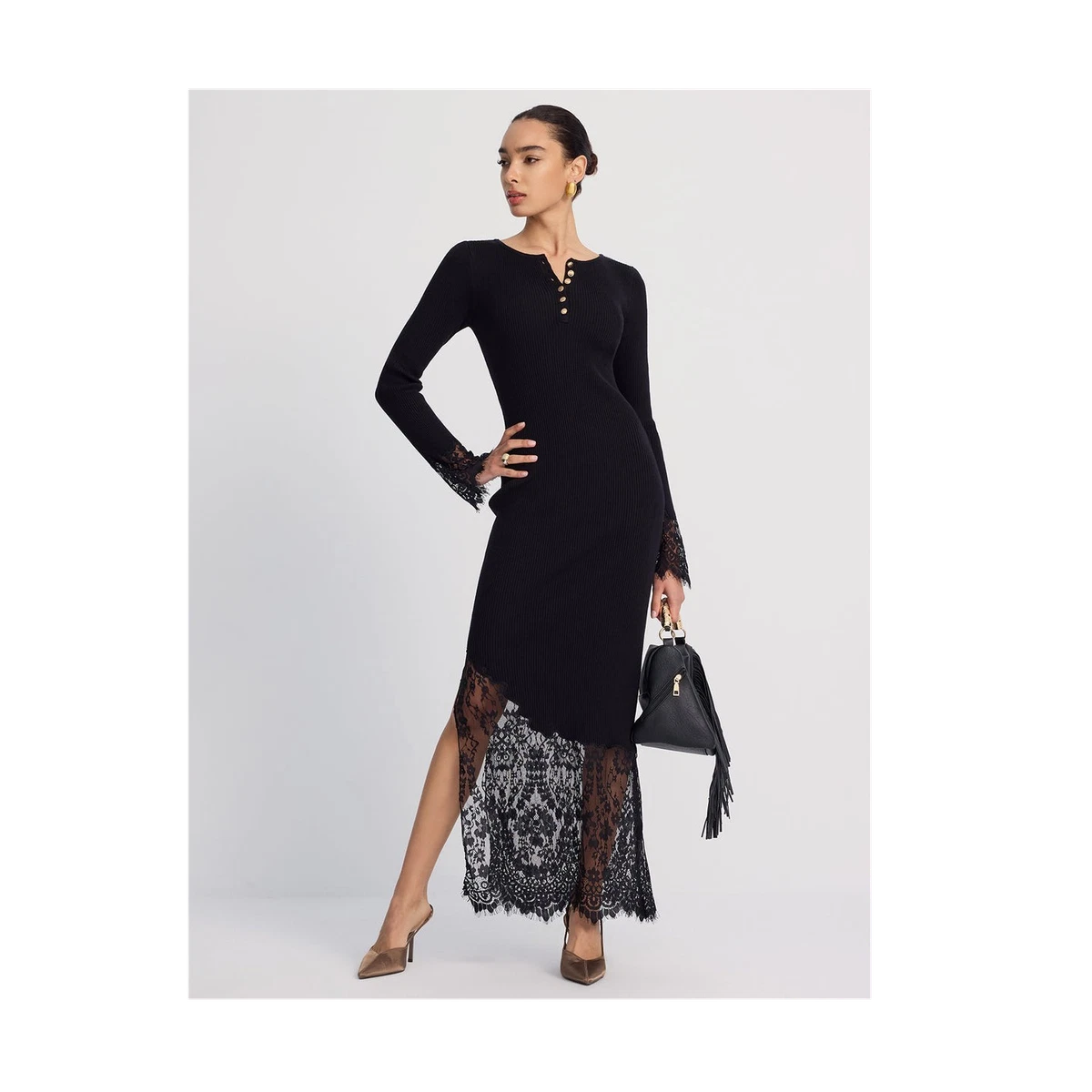 Black Long Sleeve Dresses for Women for Sale - eBay