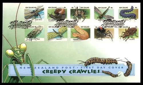 Mayfairstamps New Zealand FDC 1997 creepy crawlies First Day Cover aax_42783