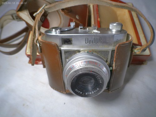Vintage DeJur Camera D-1 with Case and Box - Picture 3 of 3