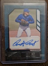 2021 PANINI CHRONICLES PLAYBOOK BRETT BATY AUTOGRAPH CARD NY METS 