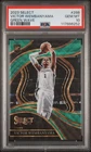 2023-24 Panini Select Green Wave Courtside Victor Wembanyama Rookie 15/50 PSA 10
