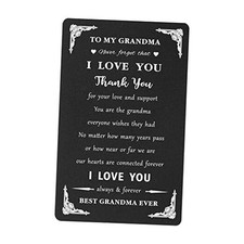 Nana Gifts Grandma Card - Grandma Christmas Card, Best Grandma Ever