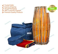 New Indian Mridanga 22" South Indian Mridangam With Padded Bag