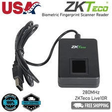 ZKTeco Live10R Biometric Fingerprint Scanner Reader Sensor 280MHz 32MB USB
