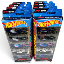 LOT OF 8 - Hot Wheels 2025 Formula 1 F1 5 Pack - Oracle Redbull Mercedes AMG etc
