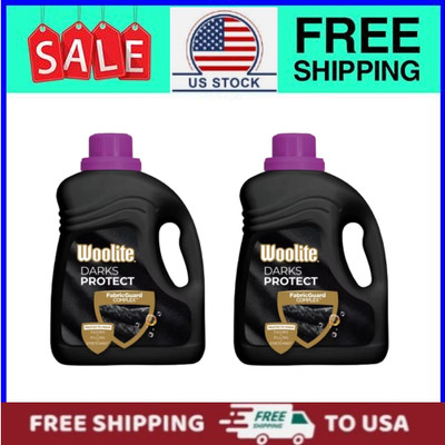 (2 pack) Woolite Darks Defense Liquid Laundry Detergent, 100 fl oz, 66 Loads