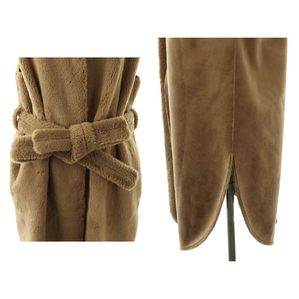 Ameri VINTAGE Shearling Layered Faux Boa Coat Wom… - image 8