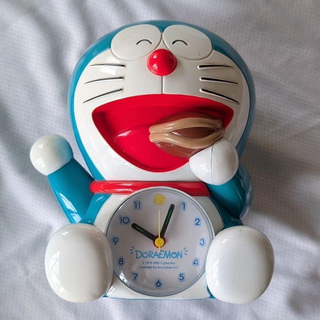 Doraemon Vintage Reloj Despertador Comer Dorayaki Heisei Retro Raro Kawaii...