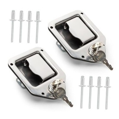  Truck Tool Box Latch Stainless Steel Toolbox Paddle Lock Replacement Handle 