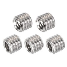 1/4" Female to 3/8" Male Screw Adapter 0.31" for Tripod Alloy Steel 5Pcs