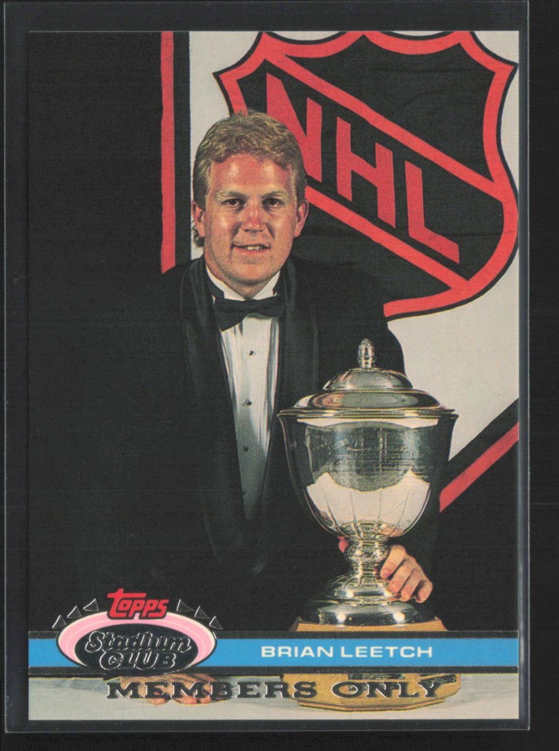 1991 Stadium Club Members Only #NNO Brian Leetch