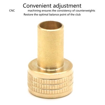 Solid Brasses Weight Screw Professional Billiard Pool Cue Extension Screws