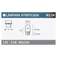 Lampe V Parts 12V 21W-10 Stk FüR Motorrad Ersatzteile ZubehöR