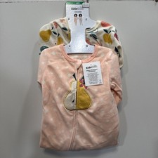 KIDS HEADQUARTERS 2-pack Sleeper Long Sleeve Zip Up Footie Pajama 18 Month NWT