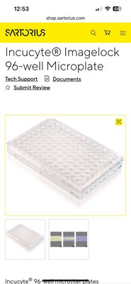 *New Box* Sartorius Incucyte Imagelock 96-Well Plate *New Box Of 10 Plates*