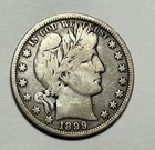 1899 O BARBER HALF DOLLAR VG-F