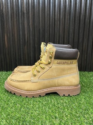 Size 7.5 - Caterpillar Colorado Moc Toe Boots Honey Reset Work P726065 Mens 