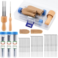 Kamaika 36-Teiliges Nadelfilz-Set, NadelfilzzubehöR Mit Filznadeln In 3 GrößEn,