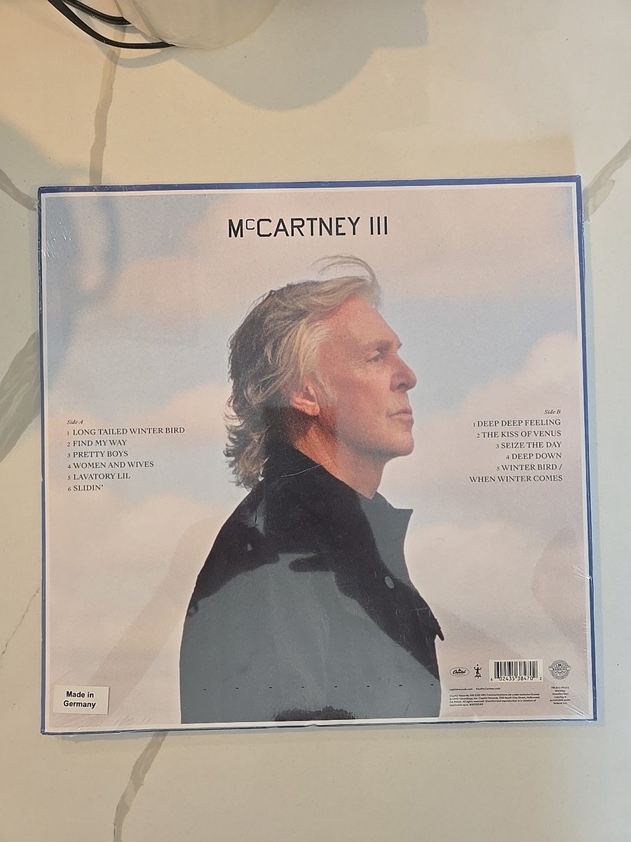 NEW SUPER RARE Paul McCartney - McCartney III CLEAR Vinyl LP