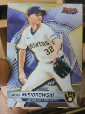 2025 BOWMAN'S BEST JACOB MISIOROWSKI ROOKIE PROSPECT #TP-12 BREWERS