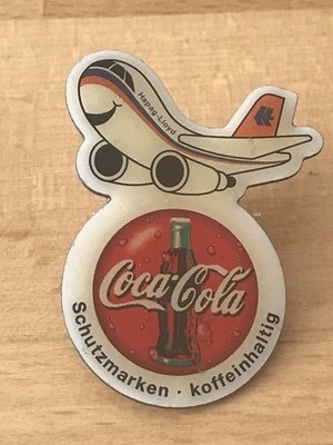 RAR, Hapag Lloyd PIN mit Coca Cola Werbung. Die Airlines gibt es auch nicht mehr
