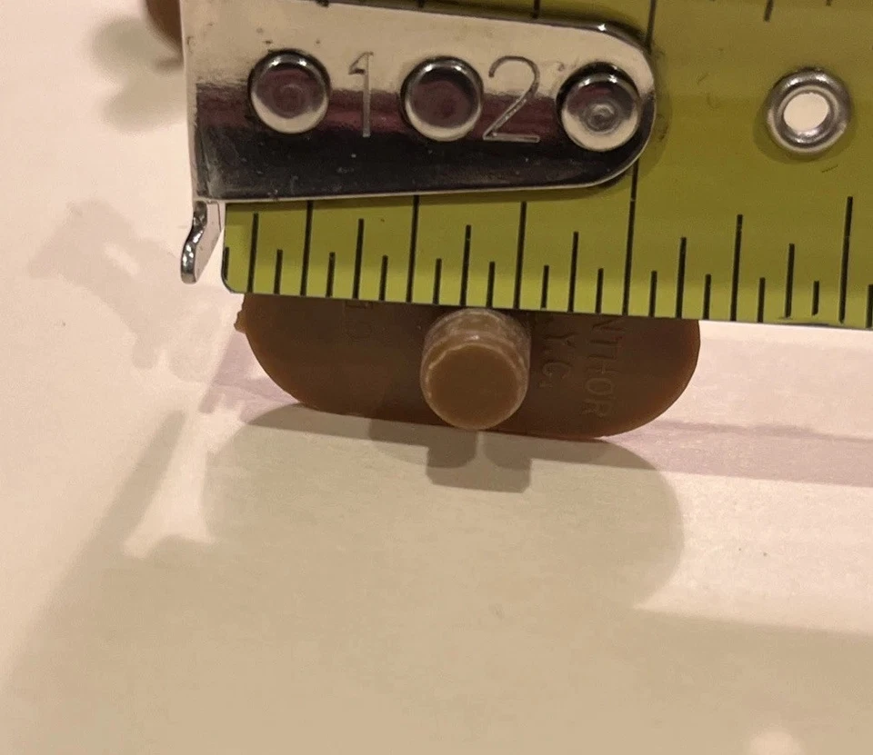 Vtg Ronthor NYC 19 Oval Shelf Supports Brown Plastic Fits Ethan Allen Lot Of 16 - Image 4 of 4