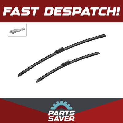 2x Wiper Blades (Pair) Flat Aero type A871S 3397014871 Bosch Aerotwin 650/475mm