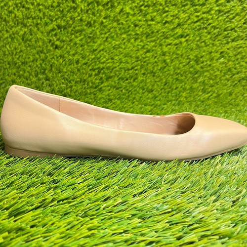 Alfani Neptoon Womens Size 8 Brown Casual Slip On Square Toe Ballet Flats Shoes